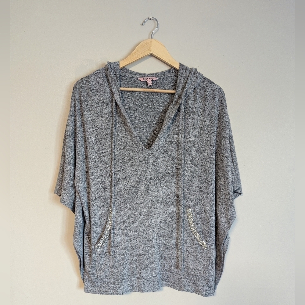 Juicy Couture Grey Poncho Sweatshirt